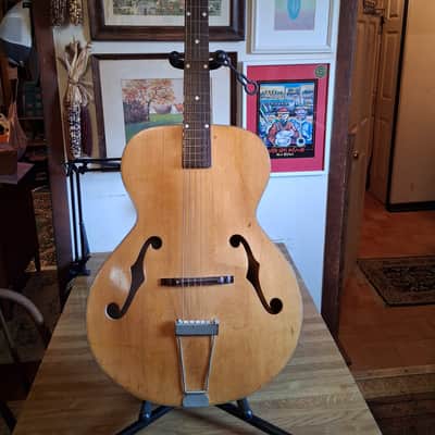 ~~Blond FLAMED 1950's Old Kraftsman Kay Archtop Guitar SOUNDS GREAT~~ image 1