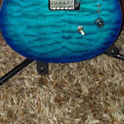 PRS Se Custom 24 08 quilt 2026 - Lake Blue Quilt image 2