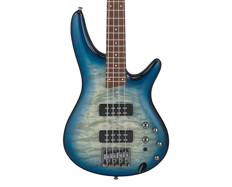 Used Ibanez SR400EQMSCB SR Standard Bass - Stained Cosmic Blue Starburst image 1