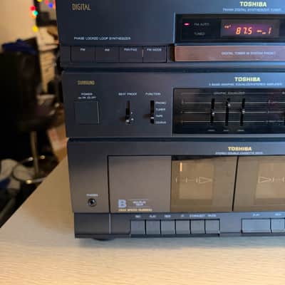 Toshiba SL-3149 Hi-Fi Stereo System Record Player 2 Cassette Equalizer Tested 🎶 image 5
