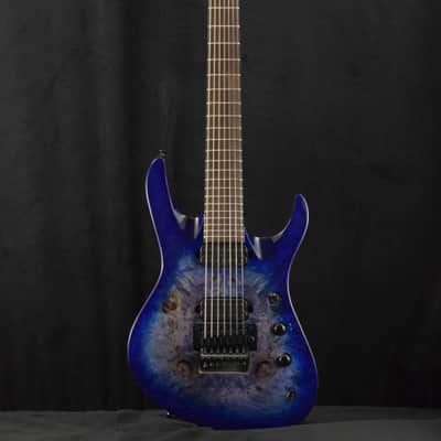 Mint Jackson Pro Series Signature Chris Broderick Soloist 7P Transparent Blue image 2