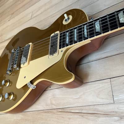 Gibson USA Les Paul Deluxe - 30th Anniversary 2000 Limited Edition - Bullion Gold - with case image 10