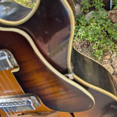 Kay Jazz gutar 1960's - sunburst image 10