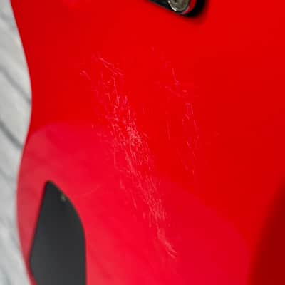 Charvel 2B Vintage Bass w/Case - Red (used) image 9