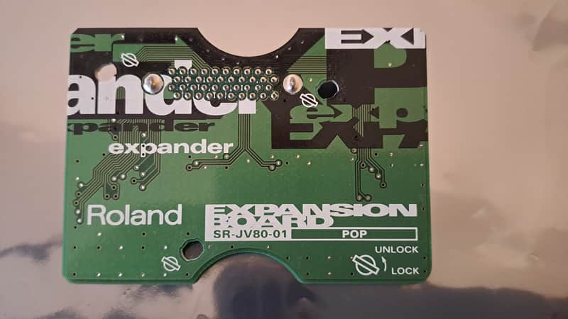 Roland SR-JV80-01 POP Expansion Board - recapped image 1