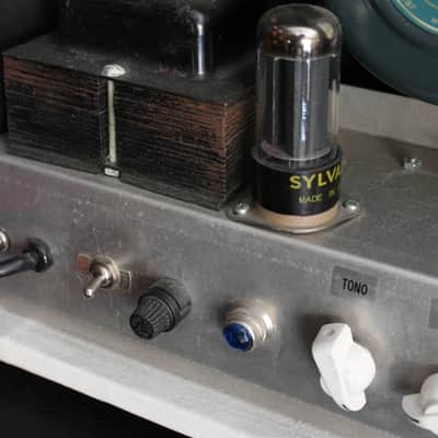 Vintage 47 Amps The Bronson - Two tone blue/cream image 2