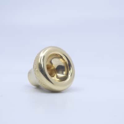 AR Resonance MLD 40 Brass Trumpet Mouthpiece Top - Gold Plate image 3