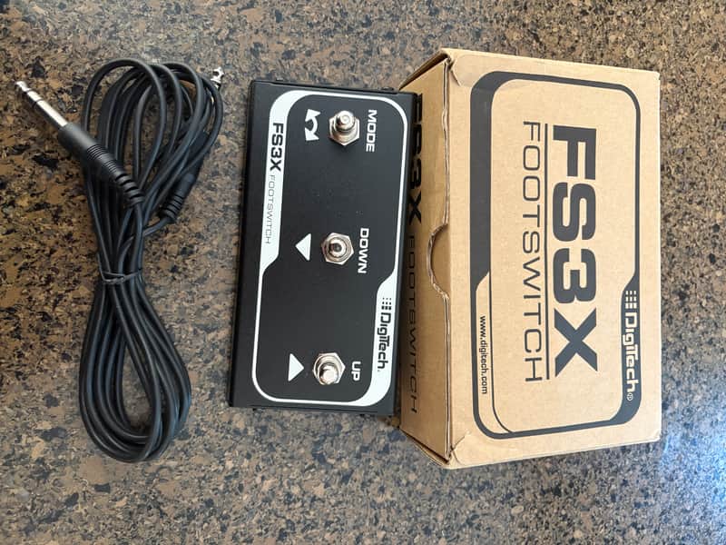 DigiTech FS3X 3 Button Footswitch 2010s - Black image 1