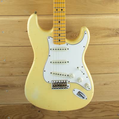 Fender Custom Shop Austin MacNutt 69 Strat Journeyman Relic Aged Vintage White R123536 image 3