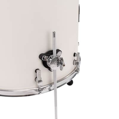 SONOR *Pre-Order* Momentum Birch Series 18x16.75" Satin Pure White Matte Lacquer Floor Tom Drum w/Legs | Worldwide Ship | NEW | Special Order | Authorized Dealer image 3