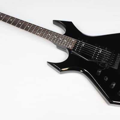2005 BC Rich Warlock Platinum Pro Series Guitar, Left-Handed, OHSC, Black #27569 image 2