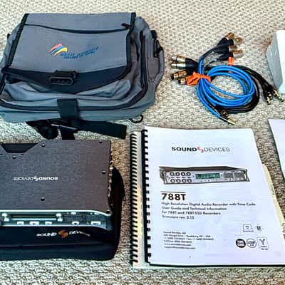 Sound Devices 788T Field Recorder (160GB HDD, v2.15) w/ Custom Cables & Case - Excellent image 2