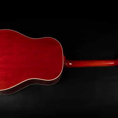 2021 Gibson Slash Signature J-45 - Vermillion Burst | USA All Solid Slope Shoulder Dreadnought Acoustic Guitar Guns N' Roses L.R. Baggs Pickup | CoA OHSC image 10