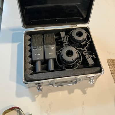 AKG 1980's C414 B-XLS Stereo Pair – With Original Case & Shock Mounts image 1
