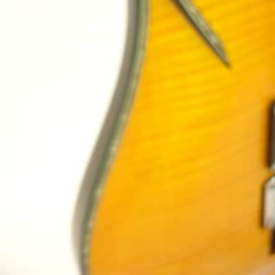 DBZ Barchetta FM Electric Guitar, Amber w/ Case image 7