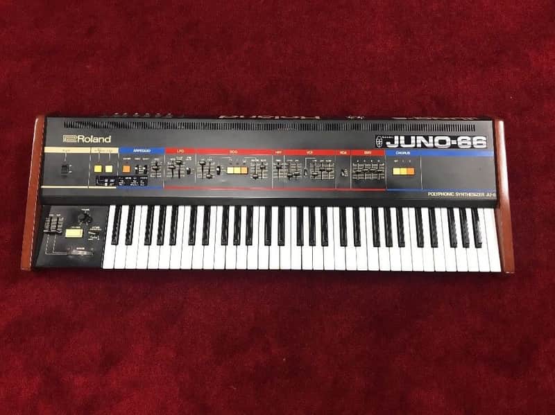 Vintage Roland Juno-6 Electric Synthesizer w / Tubbutec Midi Mod Juno 66 w/ HSC image 1