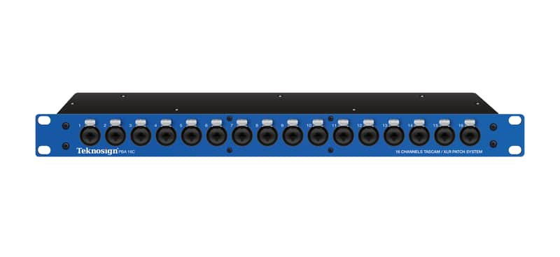 Teknosign PBA 16 C 16-Channel Combo Patchbay image 1