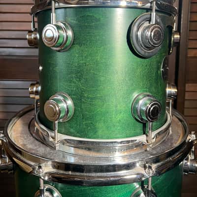 DW collectors series 3 piece bop kit satin emerald green image 5