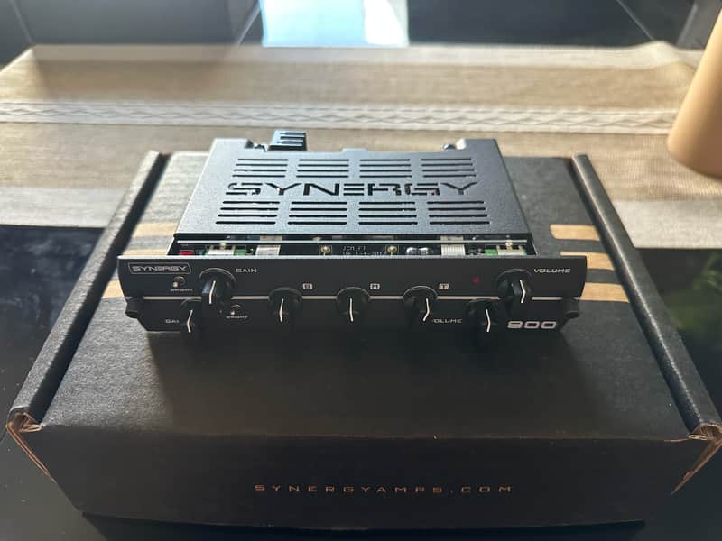 Synergy 800 Module 2-Channel All-Tube Preamp 2017 - Black image 1