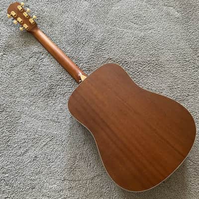 Tobacco Burst 41 Inch Acoustic Guitar, Spruce Top Body, Mahogany Neck image 9