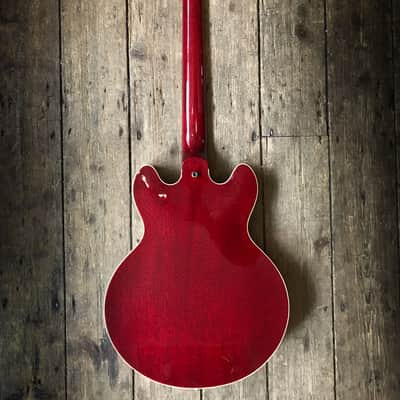 2009 Gibson Custom Shop 336 F in Cherry finish with hard shell case and COA image 11