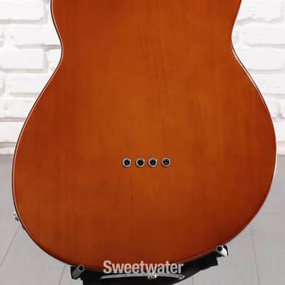 Reverend Linh Le Signature Lil Linhbacker Bass Guitar - Purple Sparkle (LinhbackerPSd1) image 2