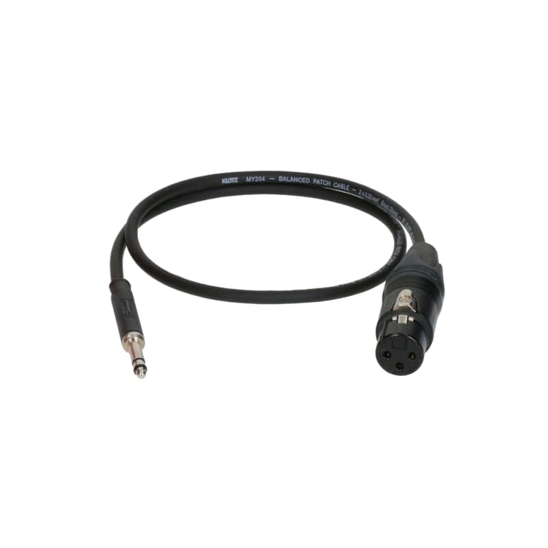 Klotz M4TF1-0100 Patch Cable 1m - Stereo Patch Cable image 1