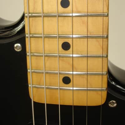 2005 Squier '51 Electric Guitar, Maple Fingerboard, Black Pickguard, Sunburst image 7
