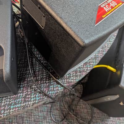 Roland AC-60 Acoustic Chorus 2-Channel 60-Watt 2x6.5" Acoustic Guitar Combo 2003 - Present - Black image 3
