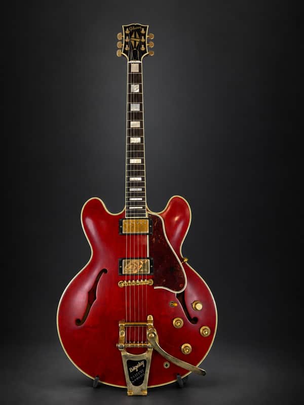 Gibson ES-355 VOS mit Bigsby, HB051M 2010 - Antique Faded Cherry image 1