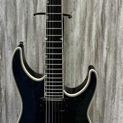 ESP LTD MH-1000 Evertune with Ebony Fretboard 2017 - Present - See Thru Black image 4