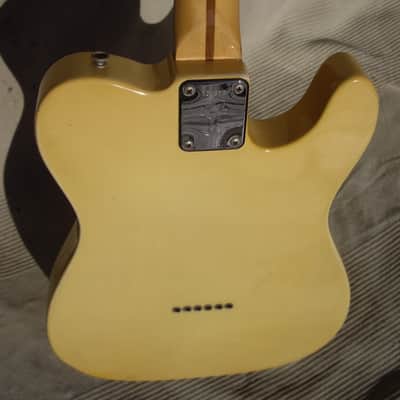Fender Telecaster 1976 Olympic White to Blond image 8