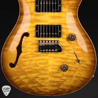 2024 - PRS Eddie's Guitars Wood Library Custom 24 Semi-Hollow Korina/Ziricote - Livingston Lemondrop image 2