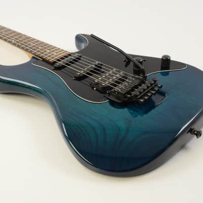 Valley Arts California Pro Electric Guitar - Trans Green w/ Gig Bag - USA image 10
