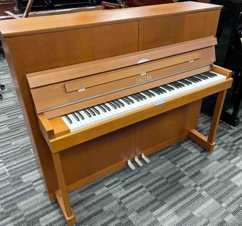 Sauter 122 Vista Upright Piano (2004) - Satin Cherry image 1