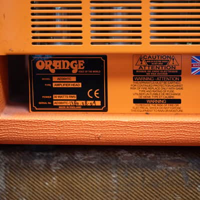 2004 Orange AD30HTC Valve Head image 6
