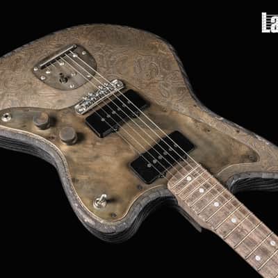 2010 James Trussart SteelMaster Antique Silver Paisley Richard Fortus Guns N' Roses Owned image 2