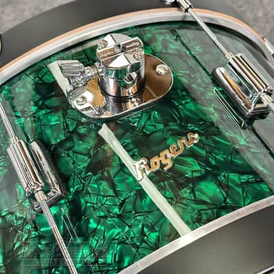 Rogers Tower 3pc Drum Set Green Marine Pearl 20/12/14 image 6