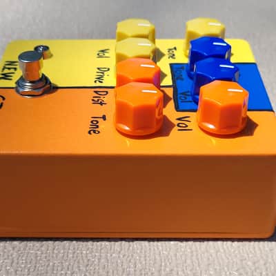 Handpainted N.E.W. C.T.G. Bass Overdrive Distortion effects pedal image 6