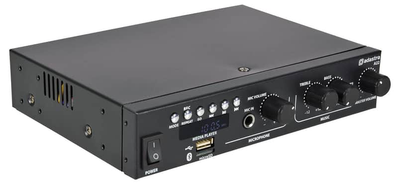 Adastra A22 Compact Stereo PA Amplifier image 1