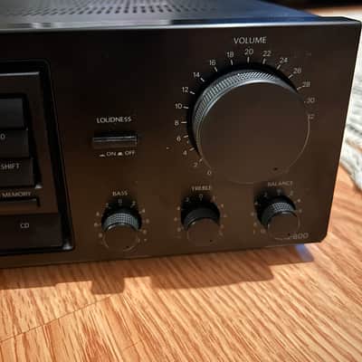 Vintage Onkyo Tx-800 90s receiver and am/fm tuner; powers on and functions but needs some work image 3