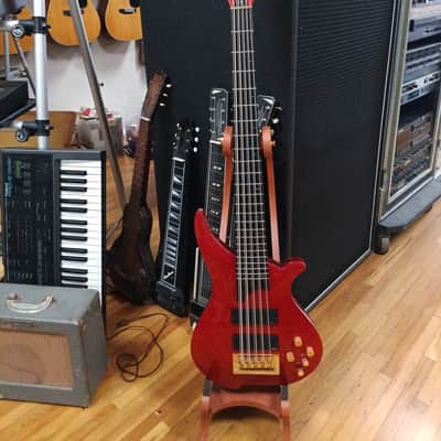 Tune TWB 10-T-OB (10 String Bass) - Red-See-Thru image 1