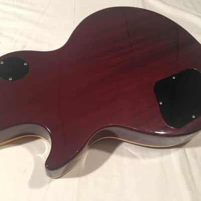 2000 Fuji-Gen Epiphone Japan Les Paul LPS-80 Long Tenon Honey Burst with Gibson Case, Headstock image 17