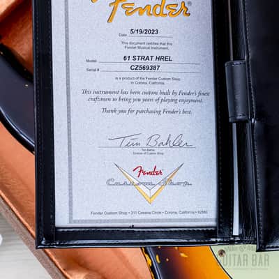 2023 Fender Custom Shop ‘61 Stratocaster Heavy Relic Super Faded/Aged Three-Tone Sunburst w/ Texas Specials image 15