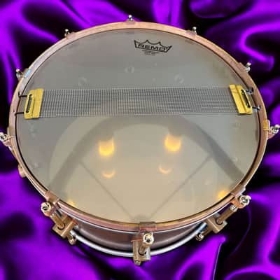A&F Drum Co. 7x13 Raw Copper Snare 2025 - Raw Copper image 7