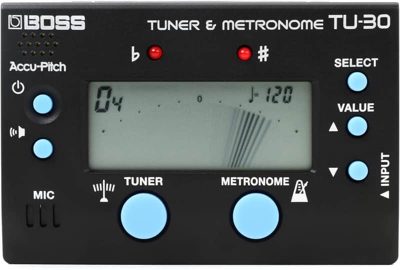 Boss TU-30 Metronome Tuner image 1