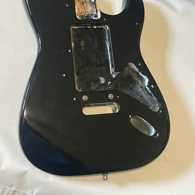 1988 Fullerton USA Fender American Stratocaster Black Guitar Body 2 Post Tremolo Ready image 3