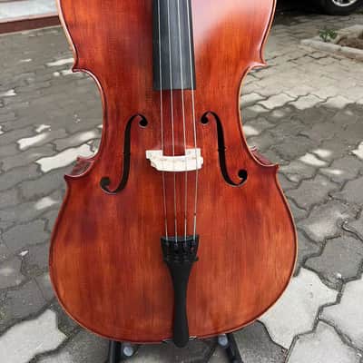 Copy Stradivari left Cello 4/4 Old spruce ,Full Size 100% Hand Made, Solid Wood image 3
