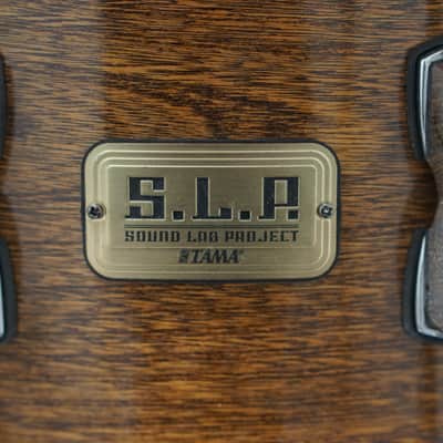 Tama 6.5x14" SLP Limited G-Hickory Snare Drum - Gloss Natural Elm image 2