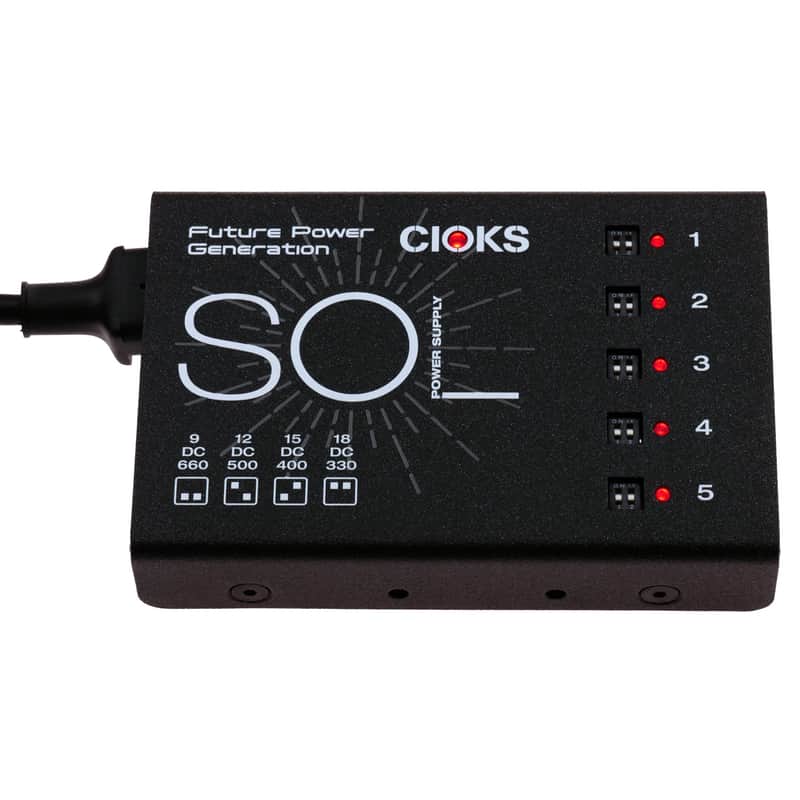 CIOKS SOL Pedal Power Supply - Black image 1